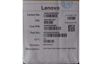 Lenovo 5H40S20898 HEATSINK H 83AU UMA PEAK