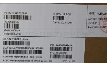 Lenovo 5H40S20957 Heatsink L 82Y5 P0 WEIHONG