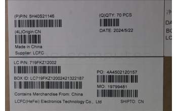 Lenovo 5H40S21146 HEATSINK L 83GU AVC