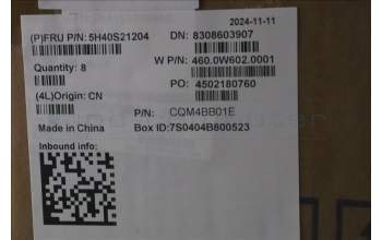 Lenovo 5H40S21204 Heatsink W 21SG HY RPL H