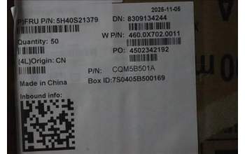 Lenovo 5H40S21379 Heatsink W21UT KIPO AHP