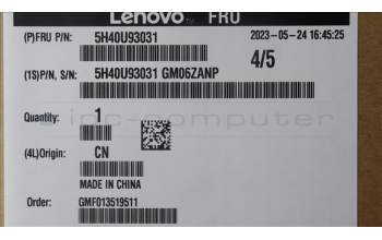 Lenovo 5H40U93031 HEATSINK CPU Heatsink Active [350W]