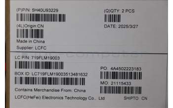 Lenovo 5H40U93229 Intel-HX 150W Cooler, Black