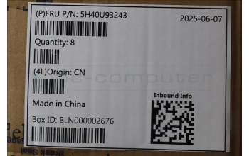 Lenovo 5H40U93243 HEATSINK 8.2L A 45W CPU Cooler