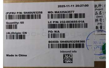 Lenovo 5H40U93258 V100q ADL-N 25W Cooler