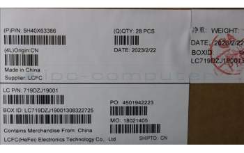 Lenovo 5H40X63386 HSINK FOR T580 I/A SSD