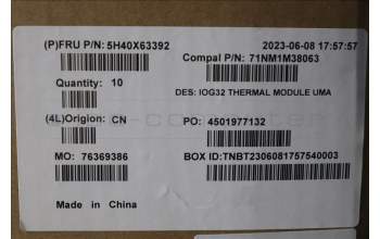 Lenovo 5H40X63392 I UMA TM for yoga9,taisol