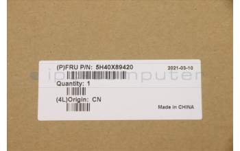 Lenovo 5H40X89420 HEATSINK FRU HL4A0_SWG_THM_ASSY_AVC