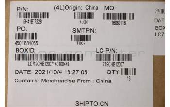 Lenovo 5H41B77228 HC15A_THMASSY_WW WEIHONG 157X73