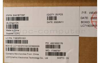 Lenovo 5H41B77297 HEATSINK JE443_UMA_THM_ASSY AVC AVC AVC