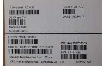 Lenovo 5H41R03436 UMA_THM_ASSY_40W_COMBINE DTA