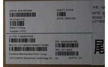 Lenovo 5H41R03460 Thermal Module MP6C0_THM_ASSY_B2