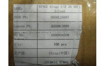 Lenovo 5H50M13889 HINGE Hinge L+R 3N 80U1 Silver