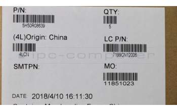 Lenovo 5H50R08639 Scharnier L 81EK R + L LB