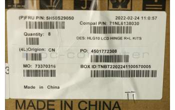 Lenovo 5H50S29050 HINGE C 82S9 R+L