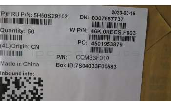 Lenovo 5H50S29102 Hinge W 82XY AB