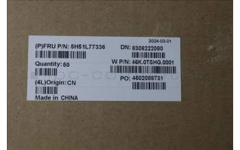 Lenovo 5H51L77336 FRU HINGE Set (L+R), BLANC