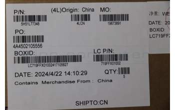 Lenovo 5H51L77348 ACCY KITS FHD HINGE FSD GY LT4E0