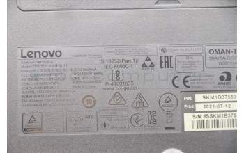 Lenovo 5KM0U87609 Keyboard_Mouse, 2.4G, Portuguese, Black, Non Backlight