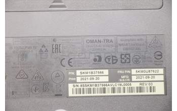 Lenovo 5KM0U87622 Keyboard_Mouse, 2.4G, Slovenian, Black