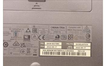 Lenovo 5KM0U87639 Keyboard_Mouse,Wireless, Belgium English,Black