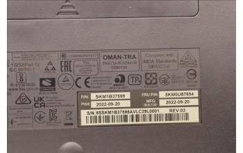 Lenovo 5KM0U87654 Keyboard_Mouse,Wireless,Italian,Black,Non_Backlight