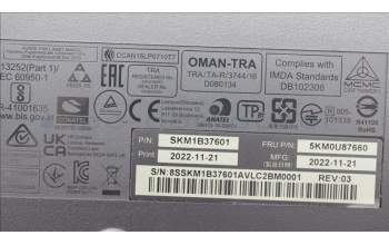 Lenovo 5KM0U87660 Keyboard_Mouse,Wireless,Portuguese,Black,Non_Backlight