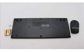 Lenovo 5KM0U87667 Keyboard_Mouse, Wireless, Swiss French/German, Black