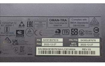 Lenovo 5KM0U87678 Keyboard_Mouse,Wireless,Nordic,Black