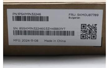 Lenovo 5KM0U87789 Keyboard_Mouse,2.4G,Bulgarian,Black