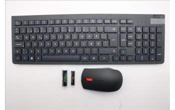 Lenovo 5KM0U87792 Keyboard_Mouse,2.4G,Danish,Black