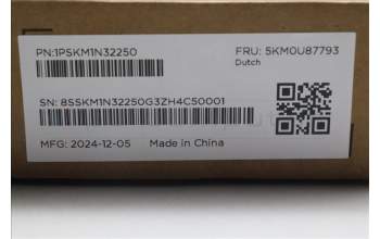 Lenovo 5KM0U87793 Keyboard_Mouse,2.4G,Dutch,Black