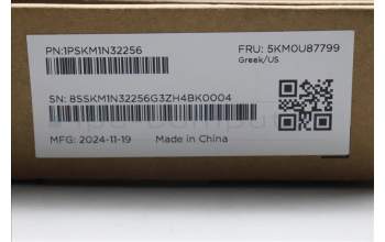 Lenovo 5KM0U87799 Keyboard_Mouse,2.4G,Greek,Black