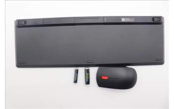 Lenovo 5KM0U87814 Keyboard_Mouse,2.4G,Spanish,Black