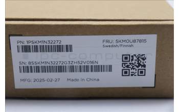 Lenovo 5KM0U87815 Keyboard_Mouse,2.4G,Swedish/Finnish,Black