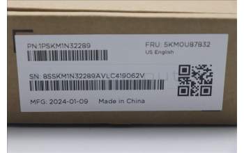 Lenovo 5KM0U87832 Keyboard_Mouse,2.4G,USA English,Luna Grey