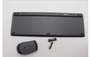 Lenovo 5KM0U87846 Keyboard_Mouse,2.4G,German,Luna Grey