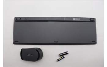 Lenovo 5KM0U87865 Keyboard_Mouse,2.4G,Swiss French/German,Luna Grey