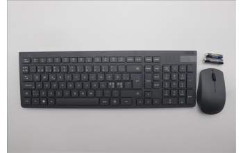 Lenovo 5KM0U87876 Keyboard_Mouse,2.4G,Nordic,Luna Grey