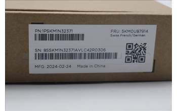 Lenovo 5KM0U87914 Keyboard_Mouse,2.4G,Swiss French/German,Cloud Grey