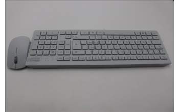 Lenovo 5KM0U87914 Keyboard_Mouse,2.4G,Swiss French/German,Cloud Grey