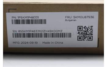 Lenovo 5KM0U87936 AI Keyboard_Mouse,2.4G,Bulgarian,Black