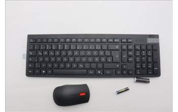 Lenovo 5KM0U87944 AI Keyboard_Mouse,2.4G,German,Black