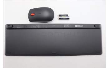 Lenovo 5KM0U87954 AI Keyboard_Mouse,2.4G,Norwegian,Black