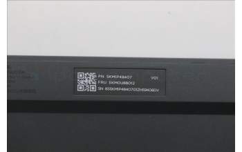 Lenovo 5KM0U88012 Keyboard_Mouse, 2.4G, Swiss French/German, Luna Grey, Black Wheel