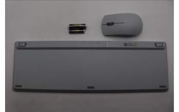Lenovo 5KM0U88059 AI Keyboard_Mouse,2.4G,Spanish,Cloud Grey