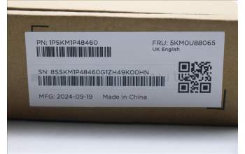 Lenovo 5KM0U88065 AI Keyboard_Mouse, 2.4G, UK English, Cloud Grey, Darker Wheel