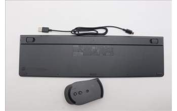 Lenovo 5KM0U88179 AI Keyboard_Mouse, Wireless, German, Storm Grey