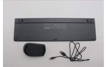 Lenovo 5KM0U88191 AI Keyboard_Mouse, Wireless, Swiss French/German, Storm Grey