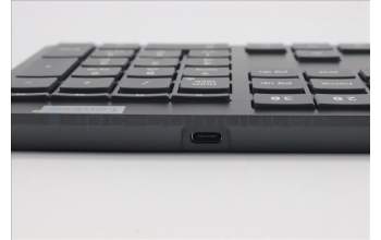 Lenovo 5KM0U88191 AI Keyboard_Mouse, Wireless, Swiss French/German, Storm Grey